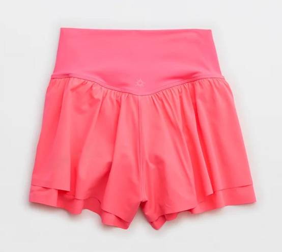 Aerie Real Me Ruched Flowy Shorts