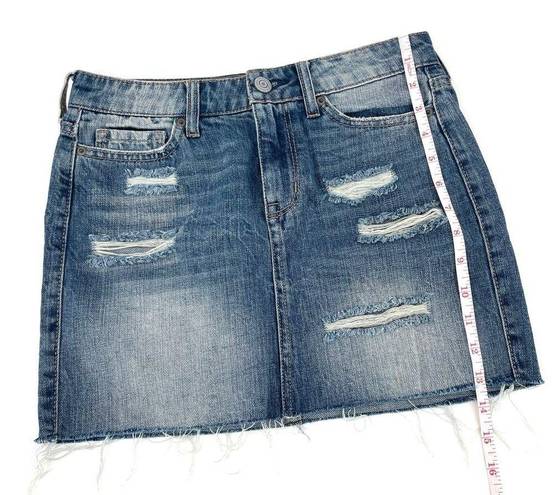 Aeropostale  Medium Wash Denim Mini Skirt