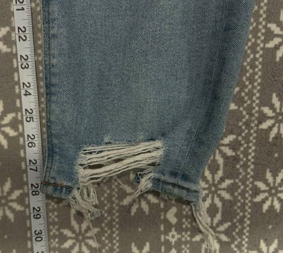 American Eagle Stretch Ripped Mom Jean High Rise 3369 Size 16