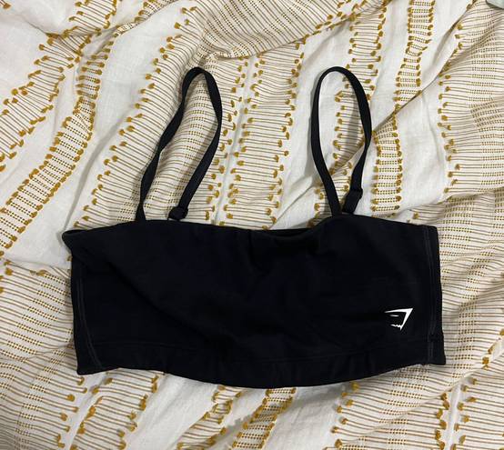 Gymshark Bandeau Sports Bra - Black