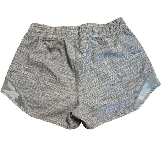 Zyia  | Gray Camo Mesh Hidden Zipper Shorts | Size XS