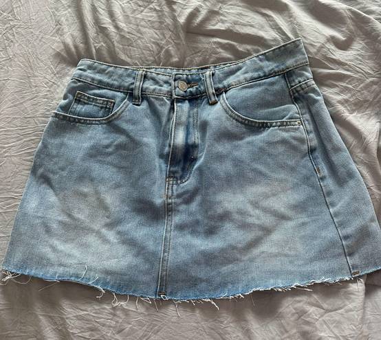 Denim Mini Skirt Size M