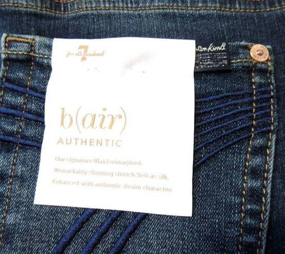 7 For All Mankind NWT  Dojo in B(air) Fate Original Trouser Flare Jeans 29 x 34
