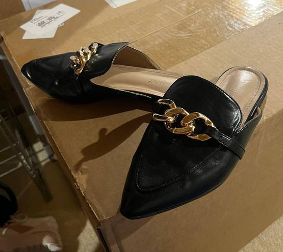 Black Mules Size 6.5