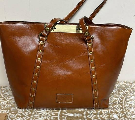 Patricia Nash Benvenuto Heritage Collection Leather Tote with dust bag NWT