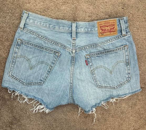 Levi’s 501 Light Wash Denim shorts