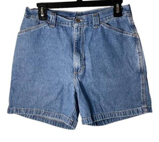 Vintage Chic Mom Jean Shorts Medium Wash High Rise Loose Fit Size 29