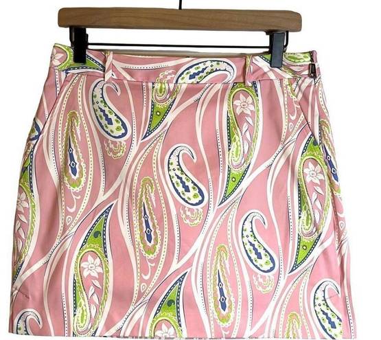  RALPH‎ LAUREN POLO Golf Paisley-Print Skort