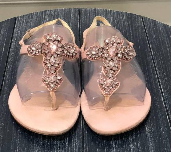 Betsey Johnson Bejeweled Sandals