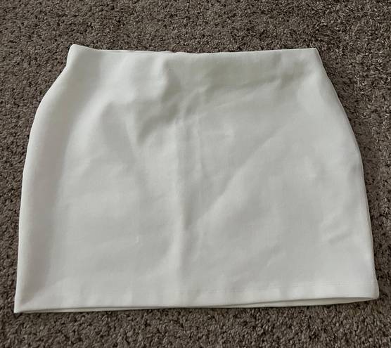 ZARA White Mini Skirt