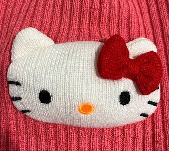 Sanrio Hello Kitty Plush Peek-a-Boo Cuff Beanie