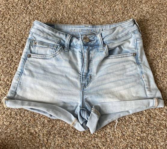 American Eagle Hi-Rise Shortie Shorts