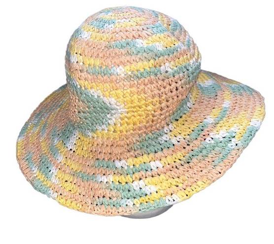 BP NWOT  Nordstrom Multicolor Woven Straw Hat One Size ~