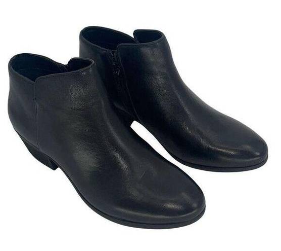 Krass&co GH Bass &  Womens Leather Side Zip Nina Ankle Booties Black Size 9.5M NWOT