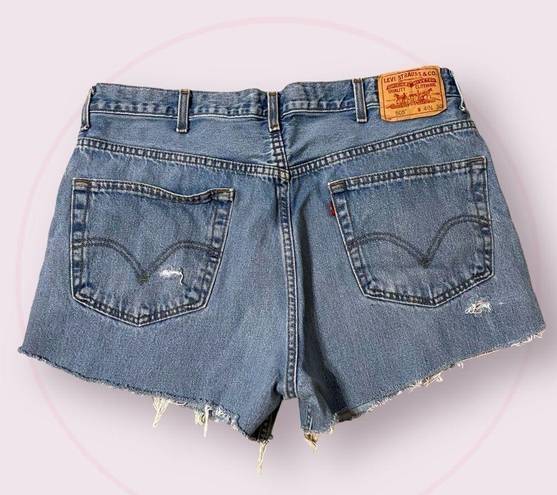 Levi’s 505 Red Tag Custom Vintage Cutoff Jean Shorts Size XXL