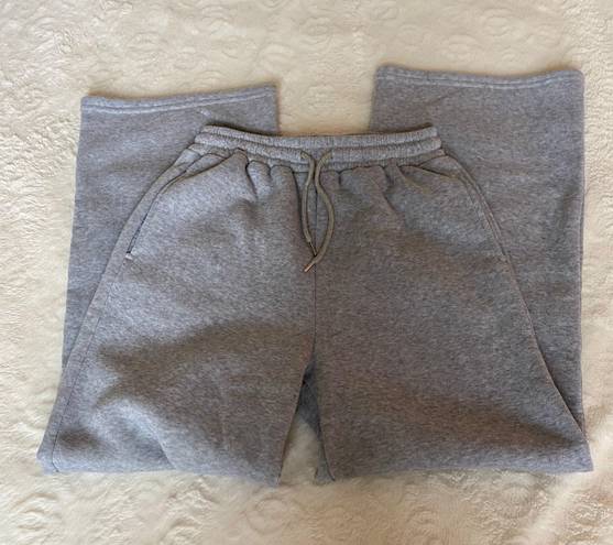 SheIn Gray Sweatpants Wide Leg