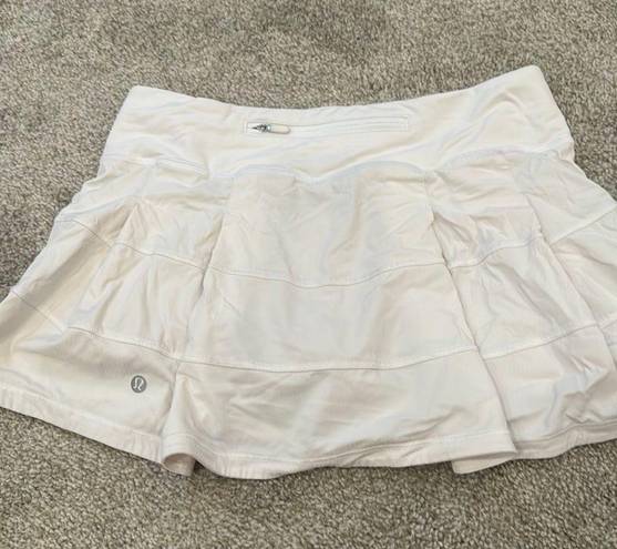 Lululemon White Tennis Skirt