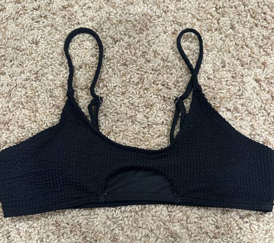 Black Bikini Top Size M