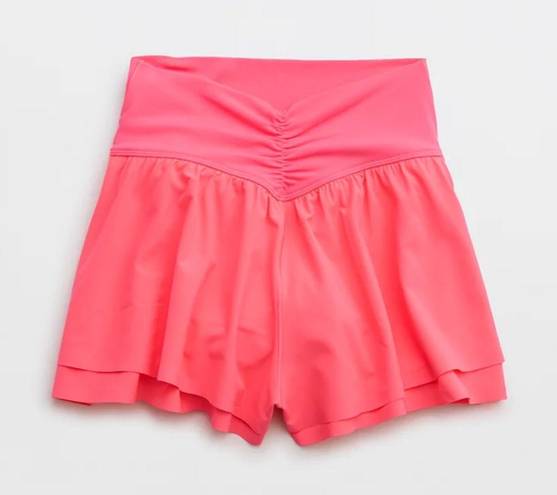 Aerie Real Me Ruched Flowy Shorts