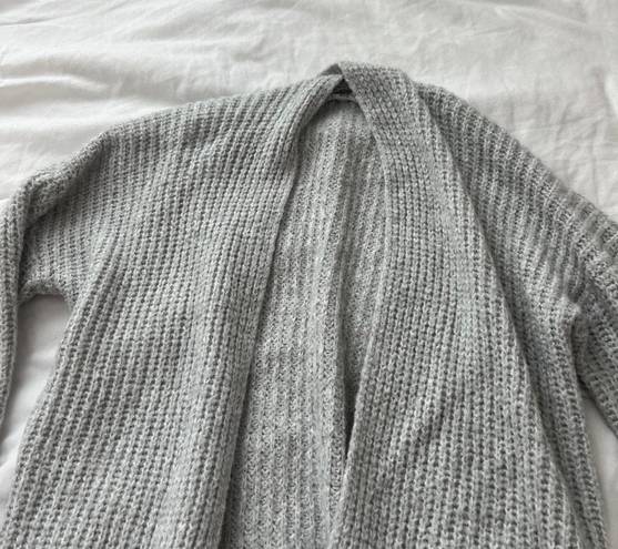 Full Tilt  Grey Open Front Cardigan