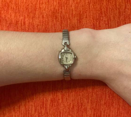 Caravelle Woman’s stainless steel Swiss wind up  by bulova wrist watch!