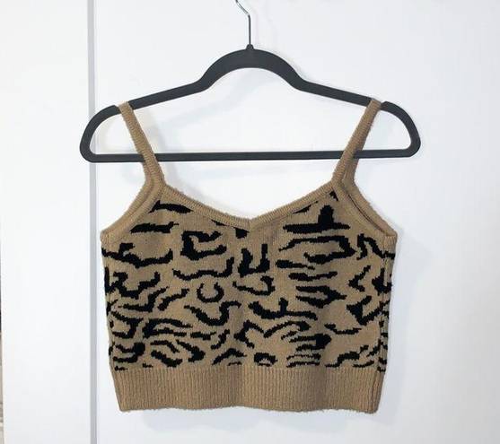 Storets NWOT |  Anna Leopard Knit Bustier | SZ Sm