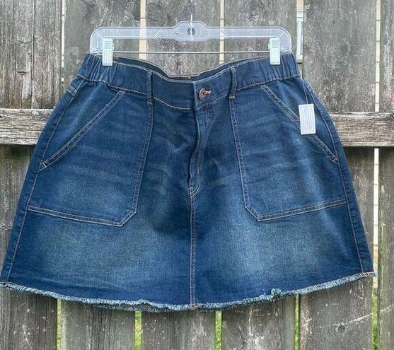 No Bo  Dark Wash Cutoff Denim Jean Mini Skirt NWT | 21