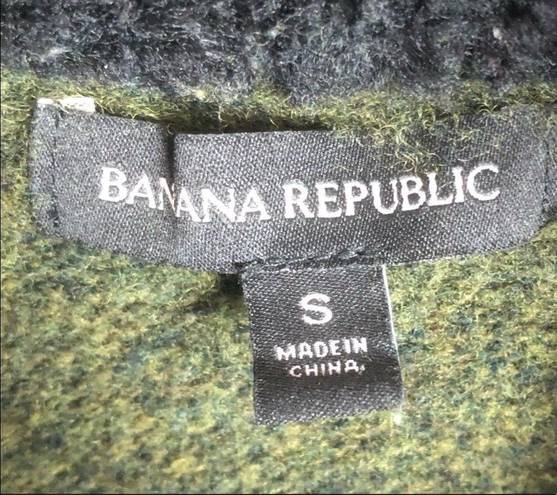 Banana Republic  Military Green Wool Blend Jacket