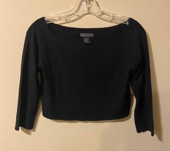Takout 90’s Y2k Crop Top Lightweight Sweater Large