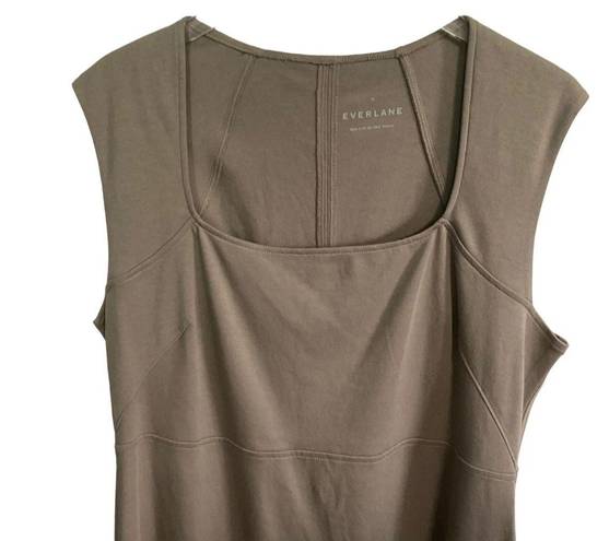 Everlane The '90s Mini Dress in Clay Sleeveless Pullover Party Cotton Size XL