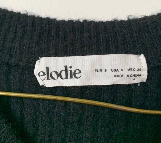 Elodie  Dolman Slouchy Black Sweater