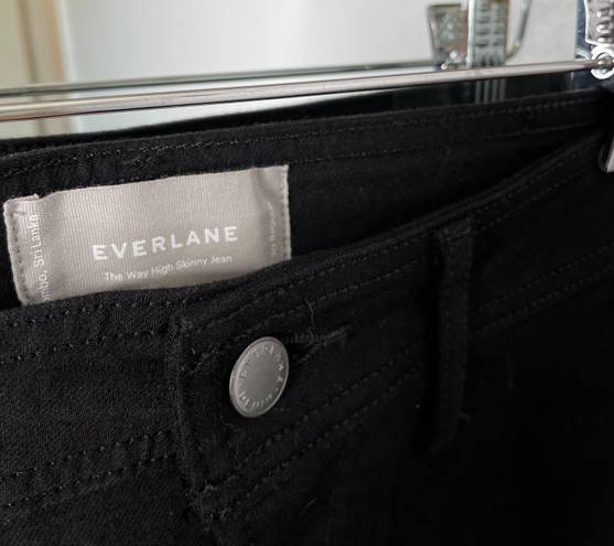 Everlane The Way High skinny jean in black