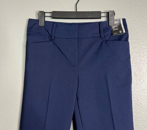 New York & Co. NWT 7th Avenue Bootcut Trousers Dress Pants in Navy Size 8 Tall