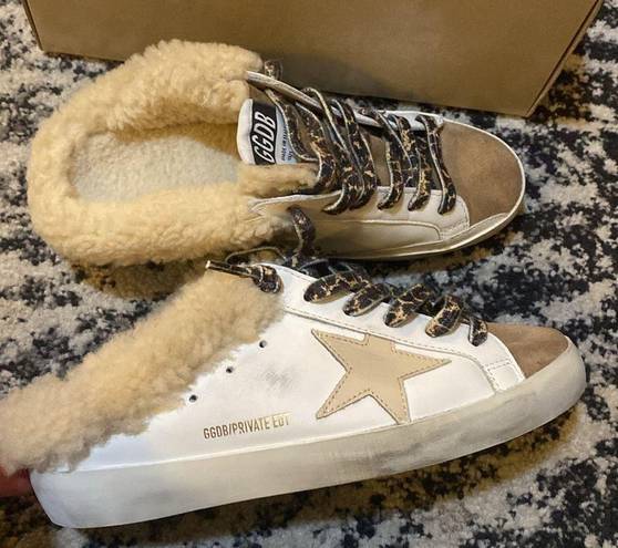 Golden Goose Super-Star Suede toe leather quarter and shearling sneaker size  38 - $699 New With Tags - From Kaka