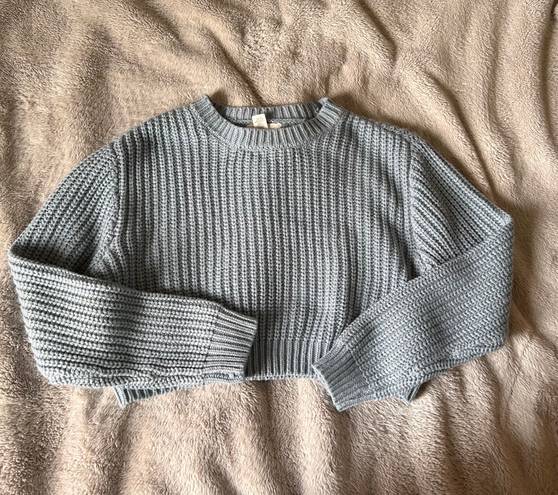 Full Tilt Blue Cropped Sweater