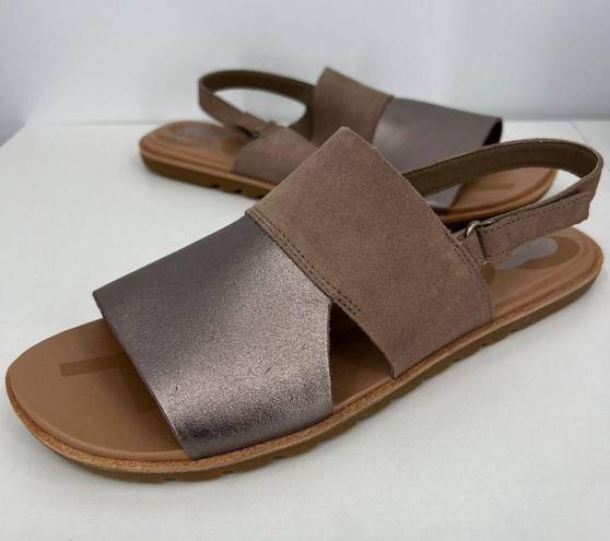 Sorel  Ella II Slingback Sandal in Ash Brown Chalk Size 11 MSRP $90