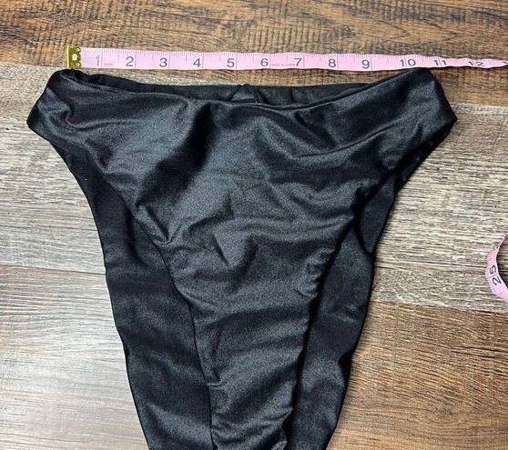 Good American NWOT  Good Waist Reversible High Shine Cheeky Bikini Bottom 1 Small