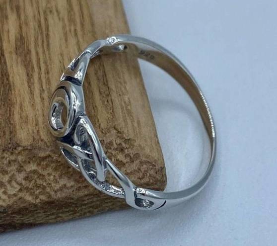 The Moon Celtic Sterling Silver Ring Sizes 6,8,9,10