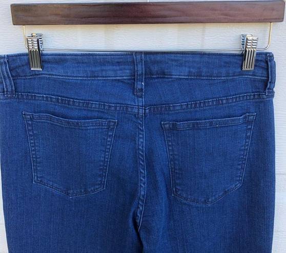 Banana Republic  Womens Jeans Blue Denim Wide Leg Stretch Size 8