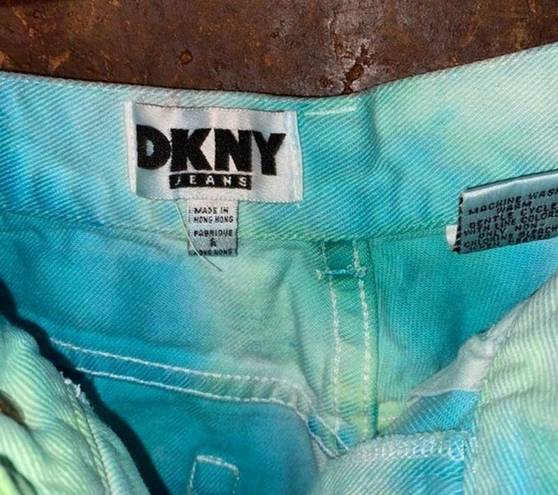 DKNY  Custom Tie Dye Denim Jean Shorts Women's Size 10