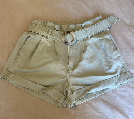 Forever 21 Green High Waisted Shorts