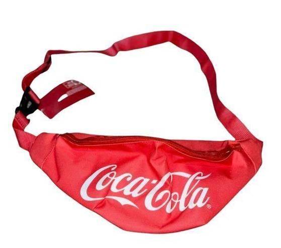 Coca-Cola NWT    Red Spell Out Fanny / Waist Bag