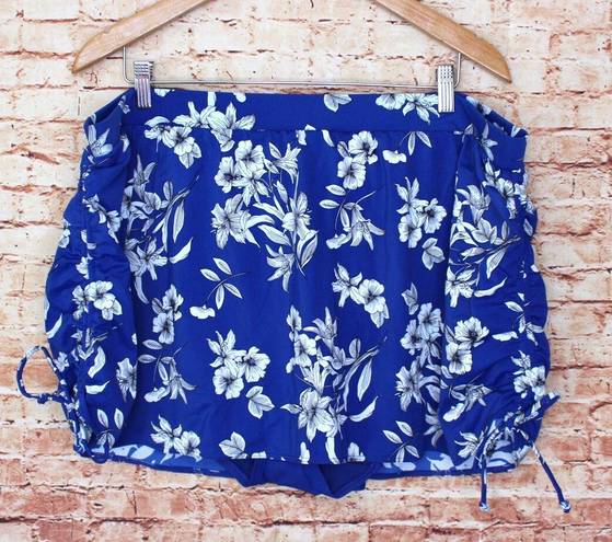 Lane Bryant Cacique | Floral Surf Drawstring Swim Skirt