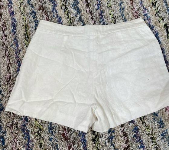 J.Crew  cotton white skort