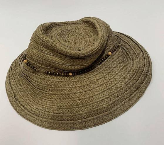 Krass&co August Hat  Women's Vacation Packable Paper Straw Sun Hat One Size