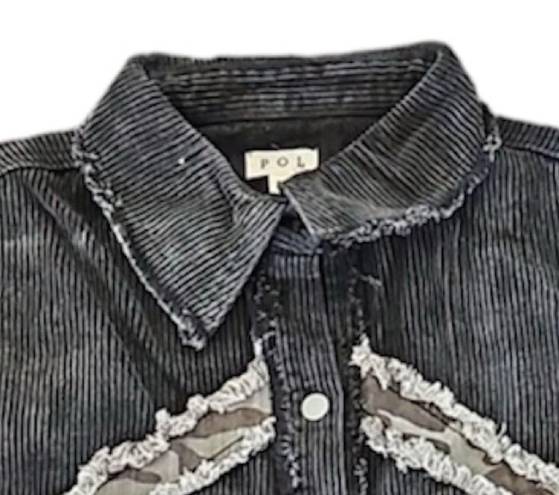 POL  Oversized Corduroy Western top