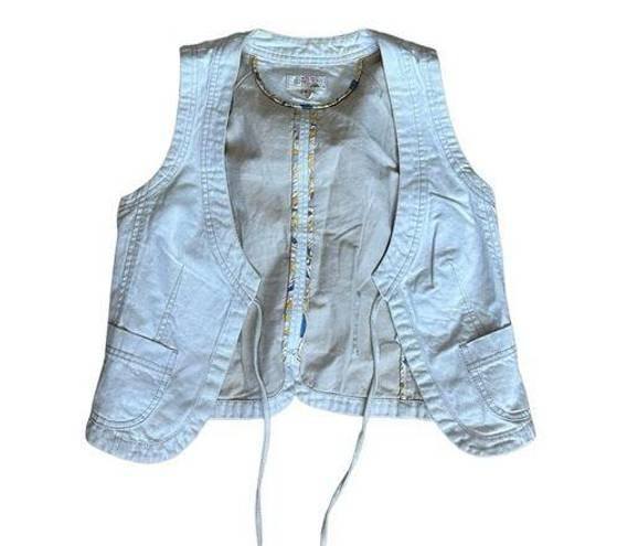 French Connection  Denim Vest Women’s Size 6