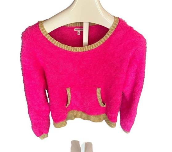 Juicy Couture  Pink XL Long Sleeve Sweater
