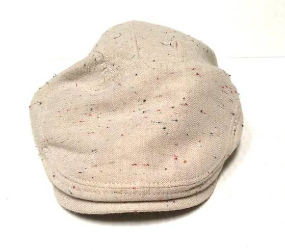 Krass&co Henschel Hat . Newsboy/Golf speckled tan cap L