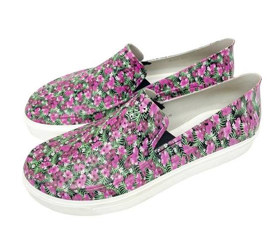 Crocs  Citilane Roka Purple Floral Slip On Sneaker Sz 11